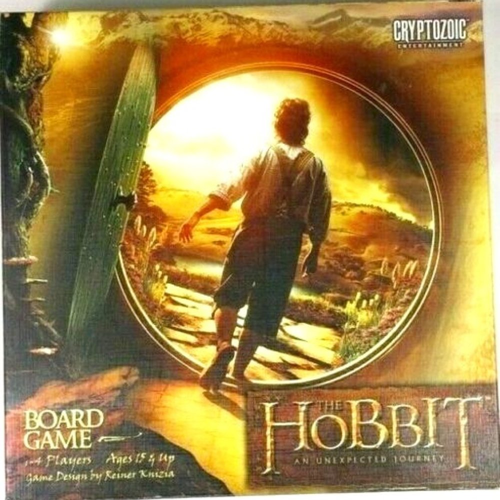 The Hobbit: An Unexpected Journey Board Game Cryptozoic 2013 Complete